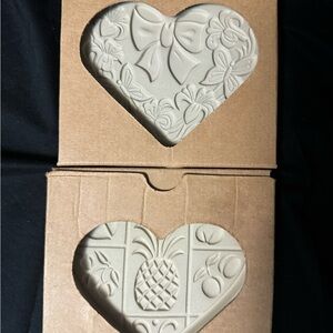 Pampered Chef Stoneware Cookie Molds